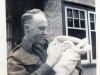 Man in Uniform with Baby