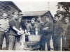 9 Soldiers in a Group Washing