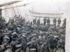 Large Group of Soldiers on what Appears to be a Boat