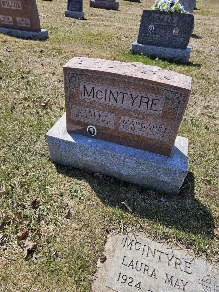 Wesley McIntyre monument