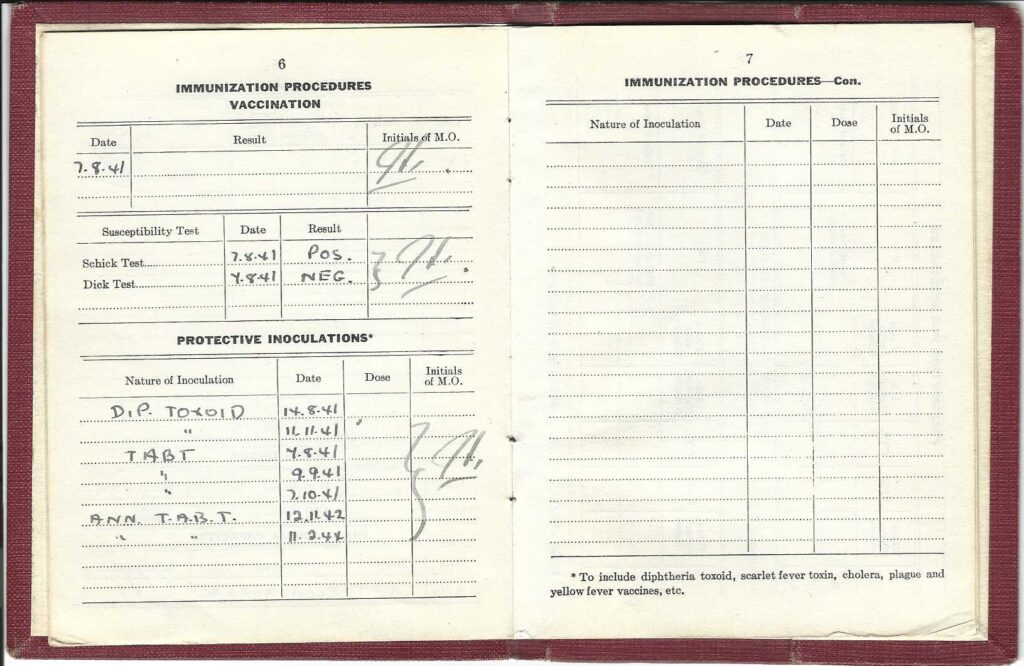 Charles William Case Service and Pay Book 2